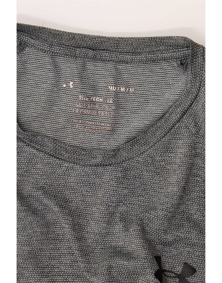 Camiseta masculina Under Armour cinza médio manchado