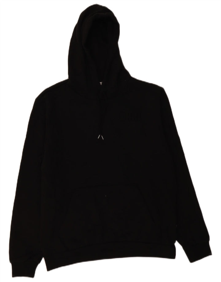 PUMA Mens Hoodie Jumper Médio Algodão Preto