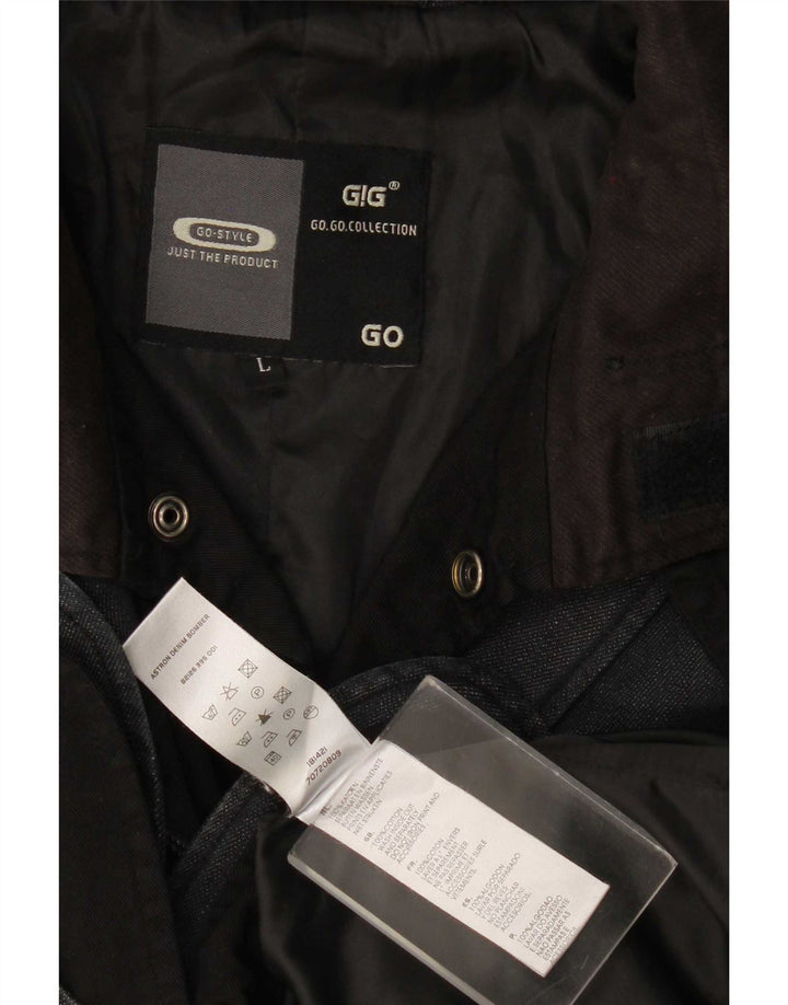 Jaqueta jeans masculina G-Star UK 40 grande algodão cinza