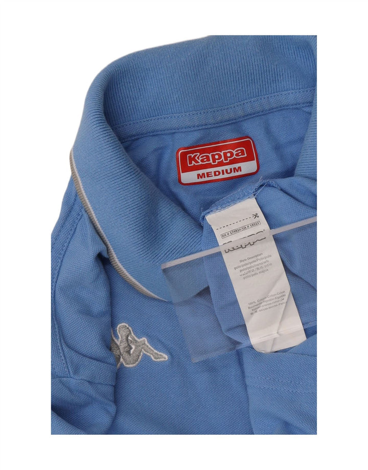 Camisa polo masculina KAPPA algodão azul médio