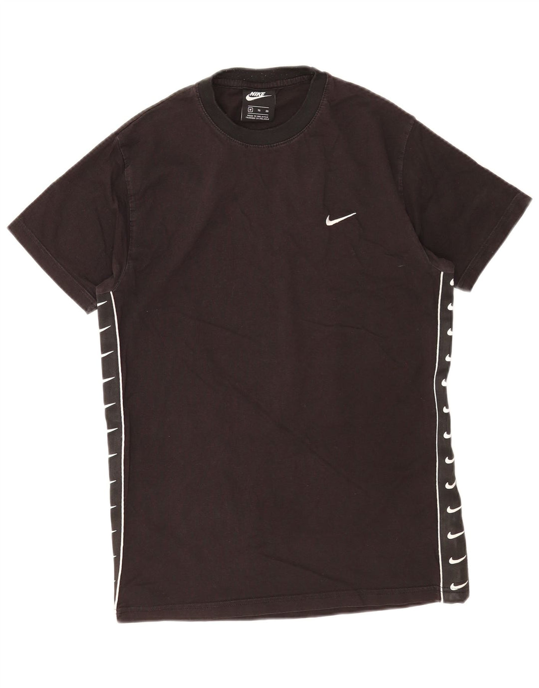 Camiseta Nike masculina gráfica Top médio algodão preto