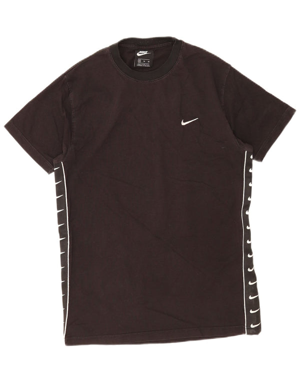 Camiseta Nike masculina gráfica Top médio algodão preto