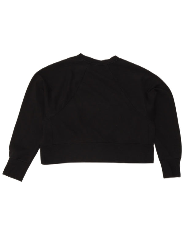 Moletom Nike Feminino Crop Graphic Jumper UK 14 Médio Preto Poliéster