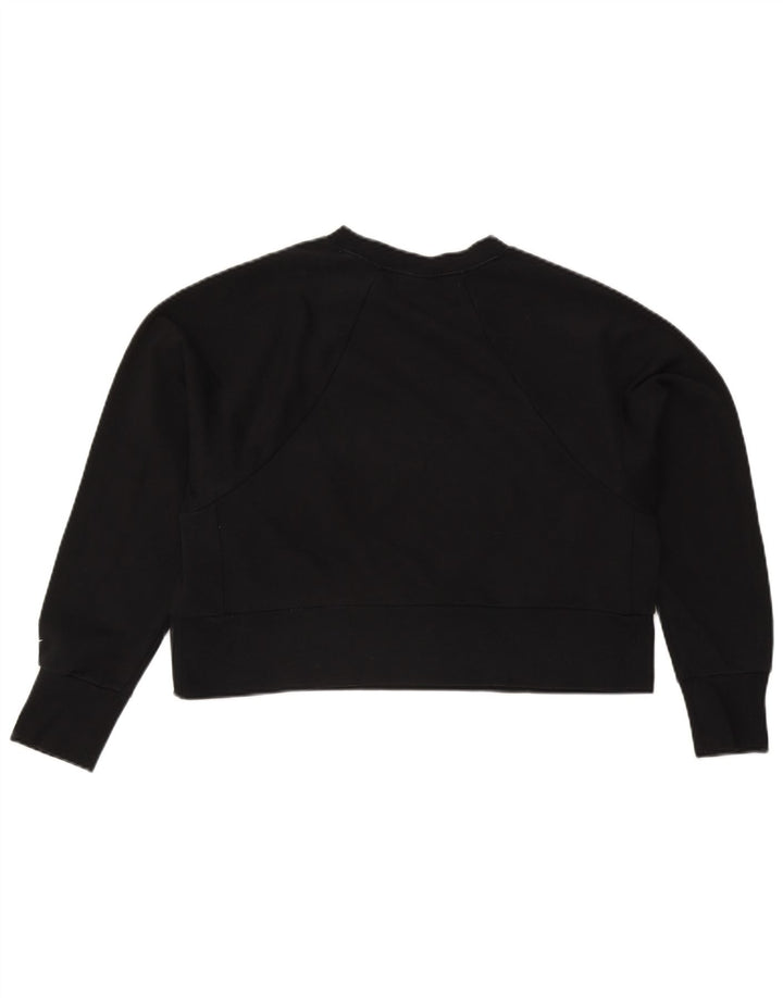 Moletom Nike Feminino Crop Graphic Jumper UK 14 Médio Preto Poliéster