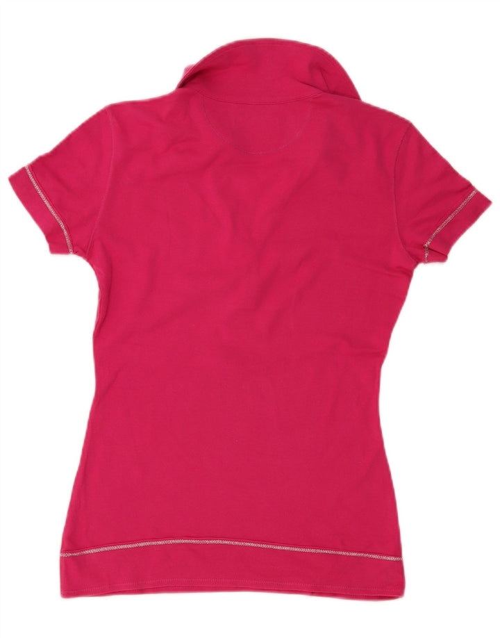 Camisa polo feminina Gas UK 12 rosa médio