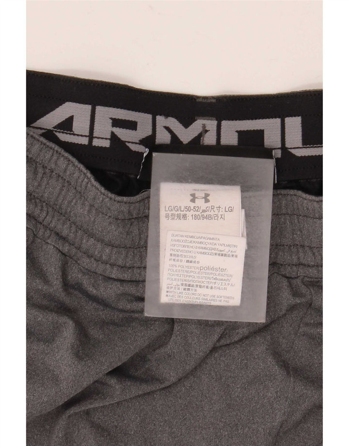 Under Armour Mens Sport Shorts Grande Cinza Colourblock Poliéster