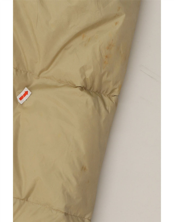 CHAMPION Mens Hooded Padded Jacket UK 42 XL Beige Nylon Vintage Champion and Second-Hand Champion from Messina Hembry 