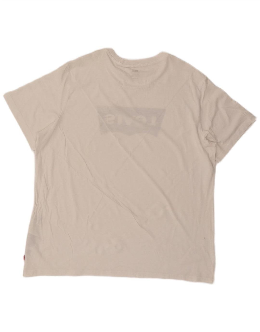Camiseta gráfica masculina Levi's Top XL algodão branco