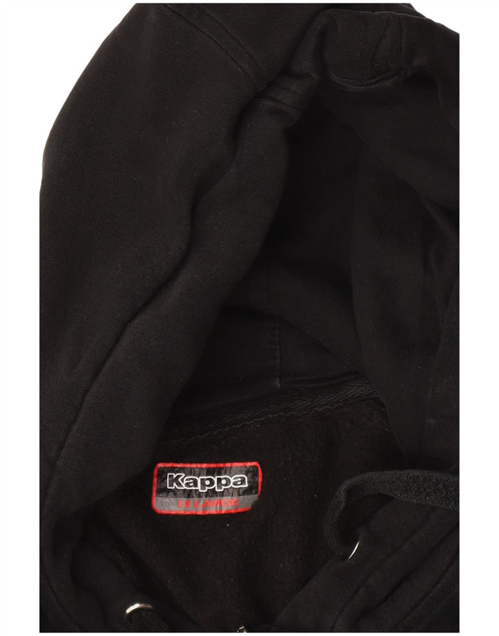 Suéter masculino Kappa com capuz e zíper 2XL preto