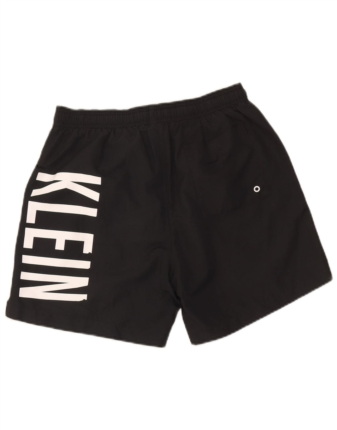 Calvin Klein Shorts de natação masculino gráfico pequeno poliéster preto