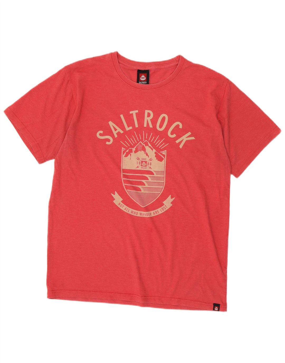 Camiseta masculina gráfica Saltrock Top grande rosa