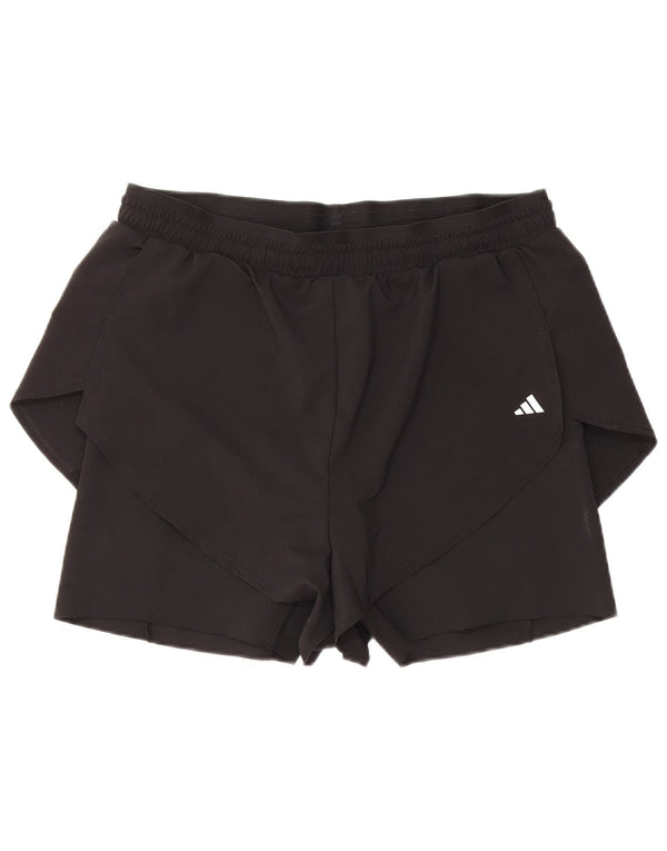 ADIDAS Womens Regular Fit Sport Shorts UK 16/18 Large  Black