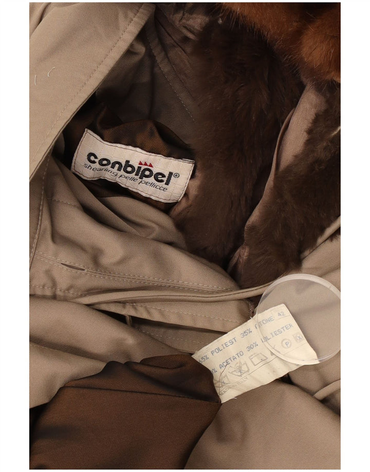 Sobretudo feminino oversized CONBIPEL IT 42 poliéster marrom médio