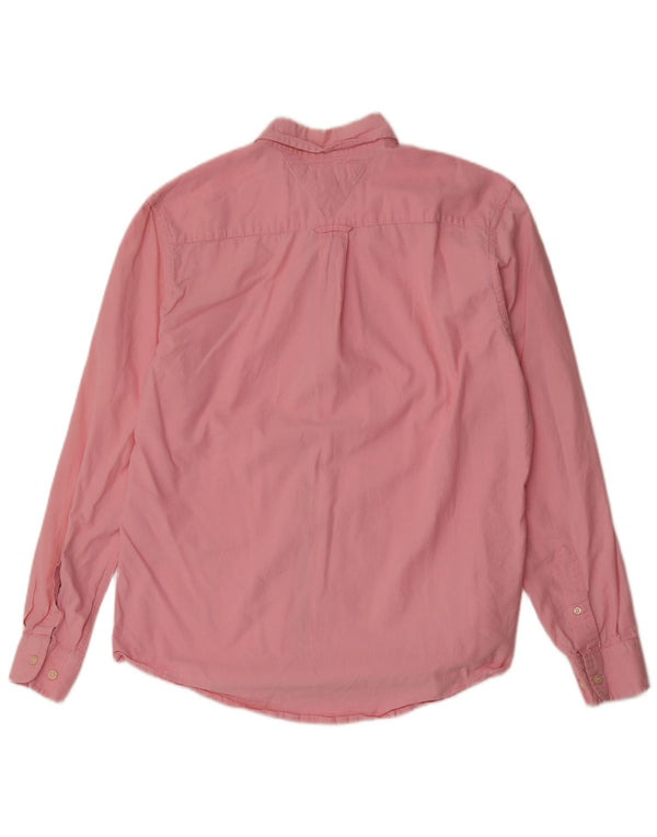 Camisa masculina Tommy Hilfiger rosa médio
