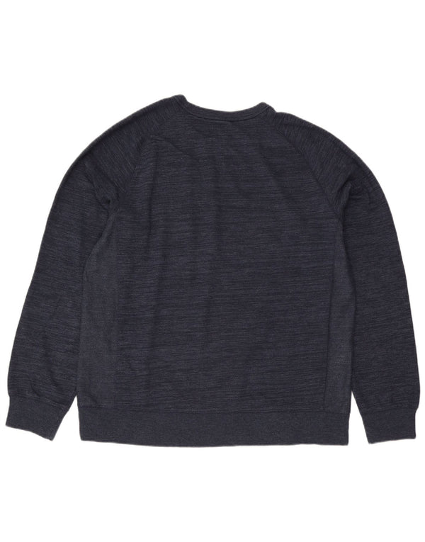 Moletom masculino Champion 2XL algodão manchado azul marinho