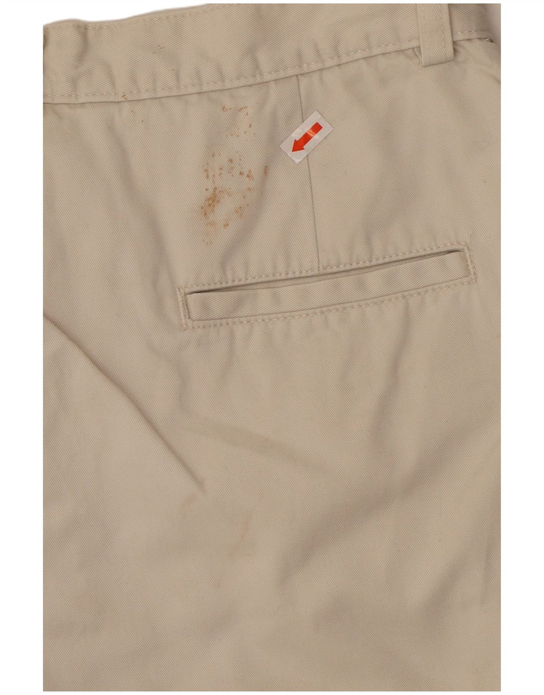 Shorts Chino feminino Eddie Bauer EUA 10 grande W30 branco