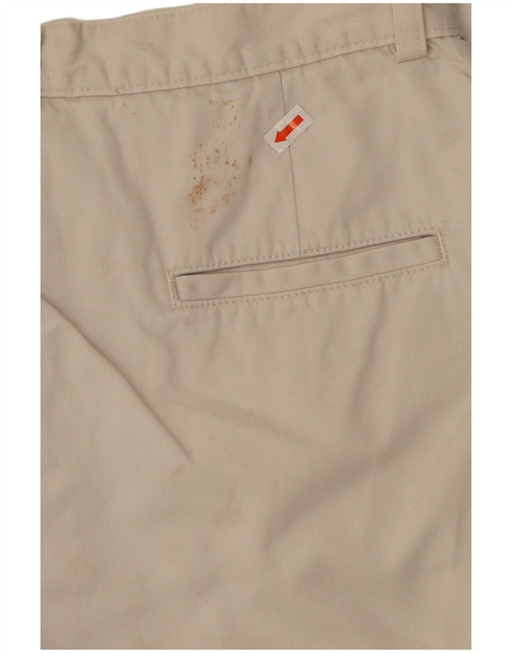 Shorts Chino feminino Eddie Bauer EUA 10 grande W30 branco