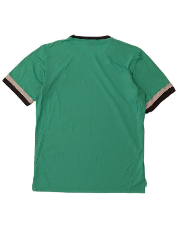 ADIDAS Mens Climacool T-Shirt Top Medium Green Colourblock