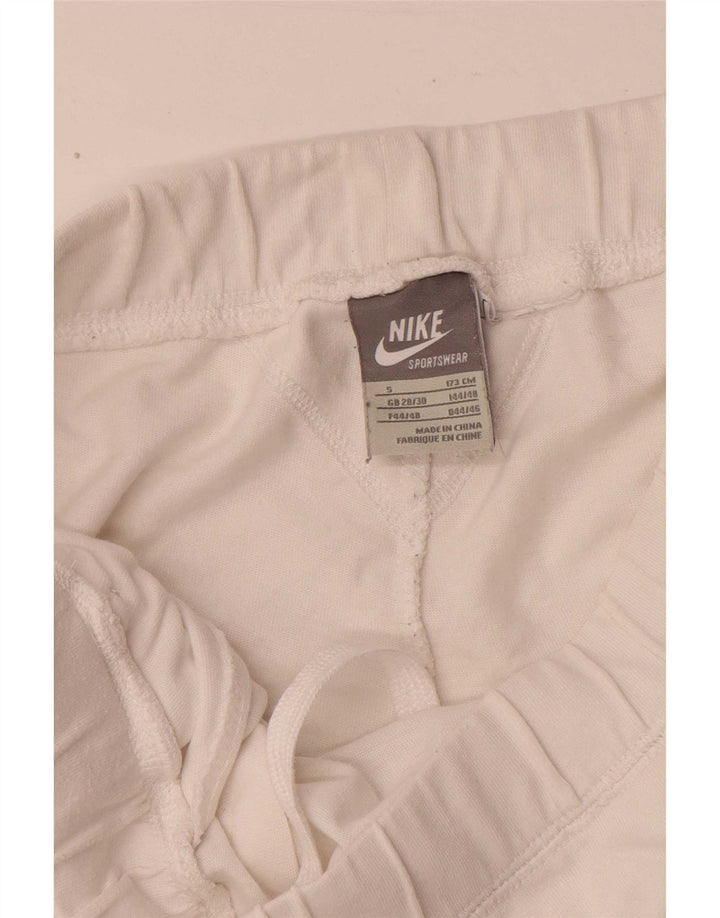 Calça de treino masculina Nike pequena branca