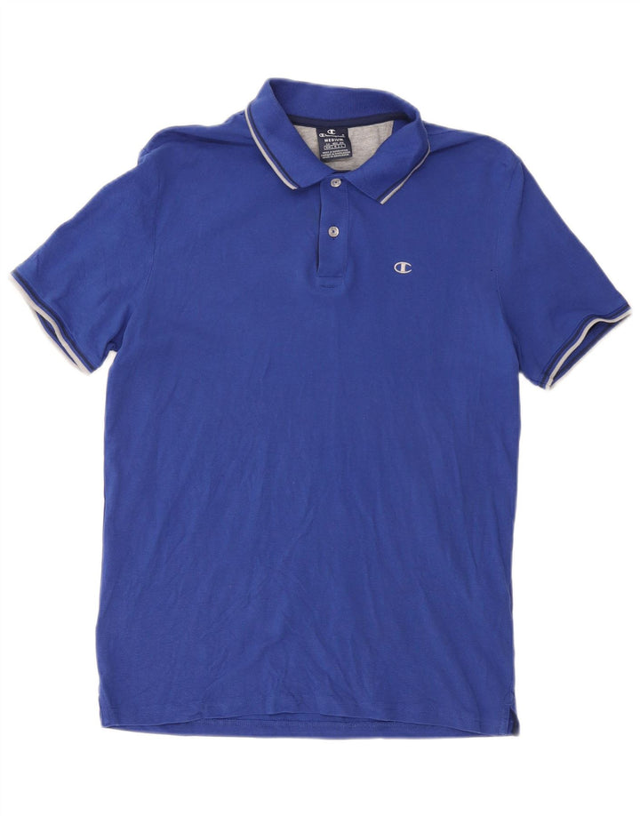 Camisa polo masculina Champion algodão azul médio