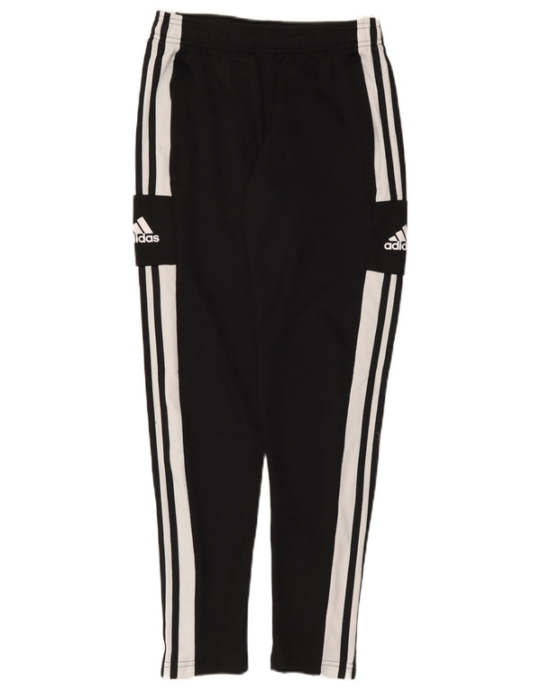 Calça de treino masculina Adidas Aeroready pequena preta colorblock poliéster