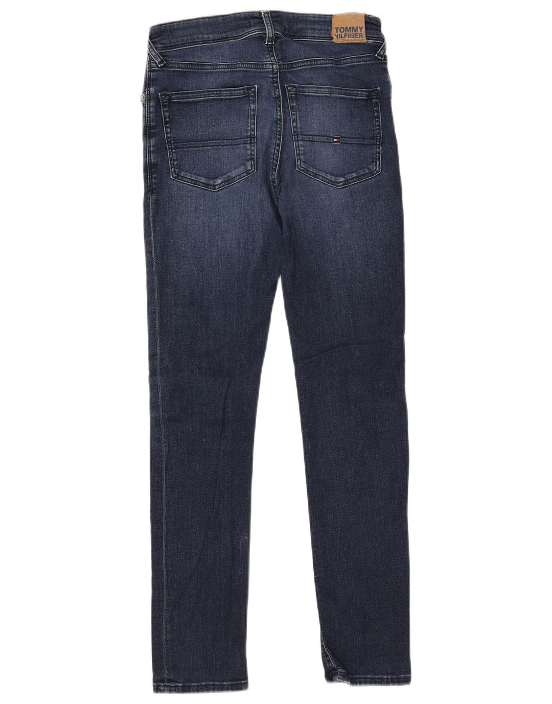 Tommy Hilfiger Meninos Jeans Slim 13-14 Anos Azul Marinho Algodão