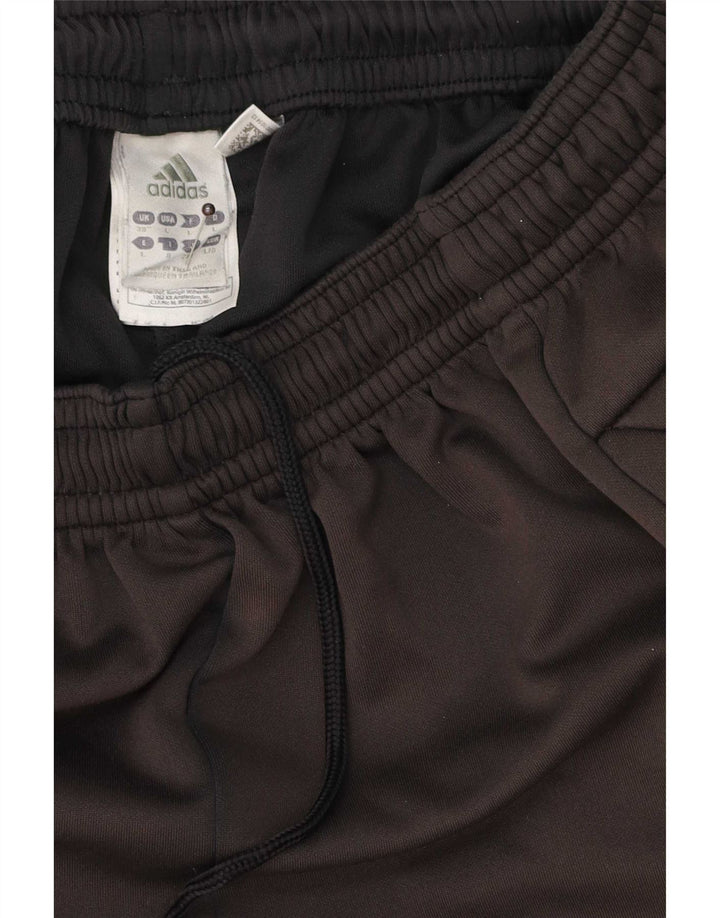 Shorts esportivos masculinos Adidas grande poliéster preto