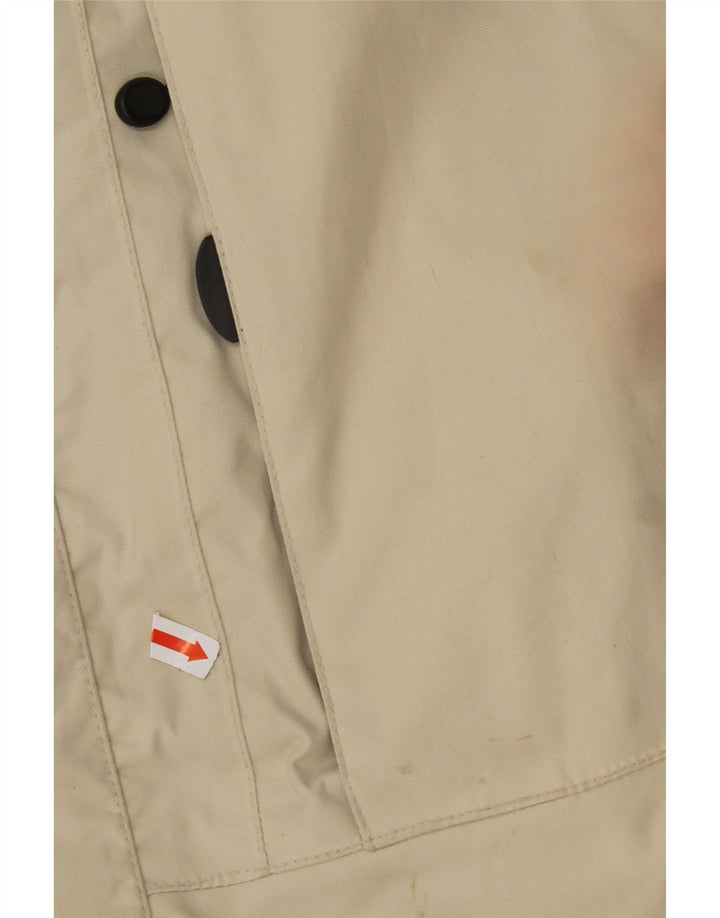 ICEPEAK Mens Windbreaker Jacket IT 56 3XL Beige Colourblock Polyamide