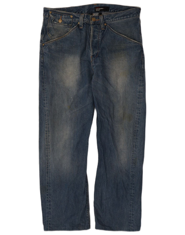 Calça jeans reta masculina Levi's W34 L28 azul