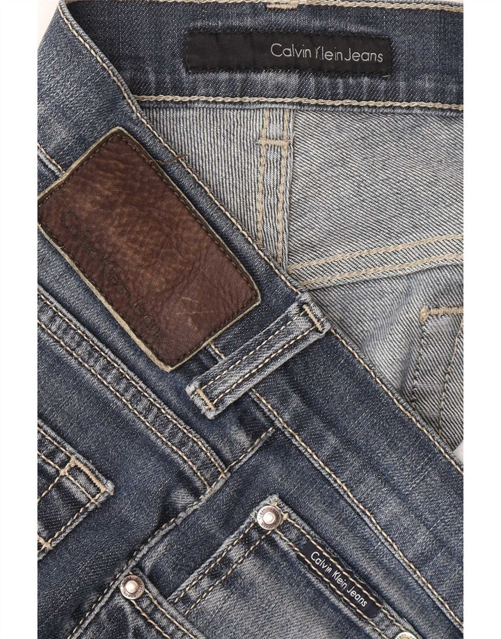Calça jeans reta masculina Calvin Klein W36 L31 azul
