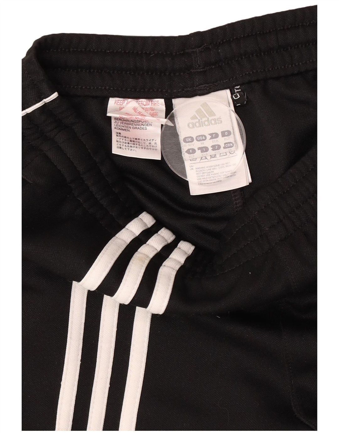 Calças de treino Adidas Boys Climalite 11-12 anos preto poliéster