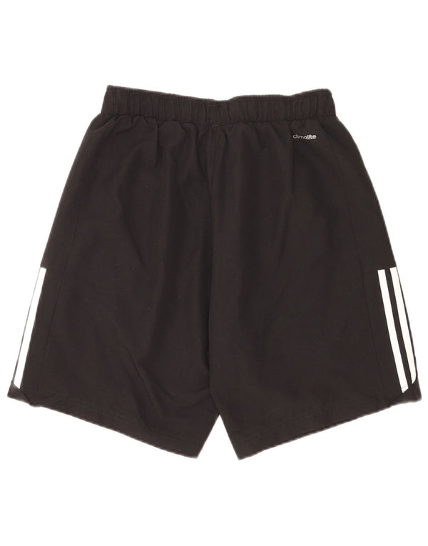 Shorts esportivos masculinos Adidas Graphic Regular Fit pequenos esportivos pretos de poliéster