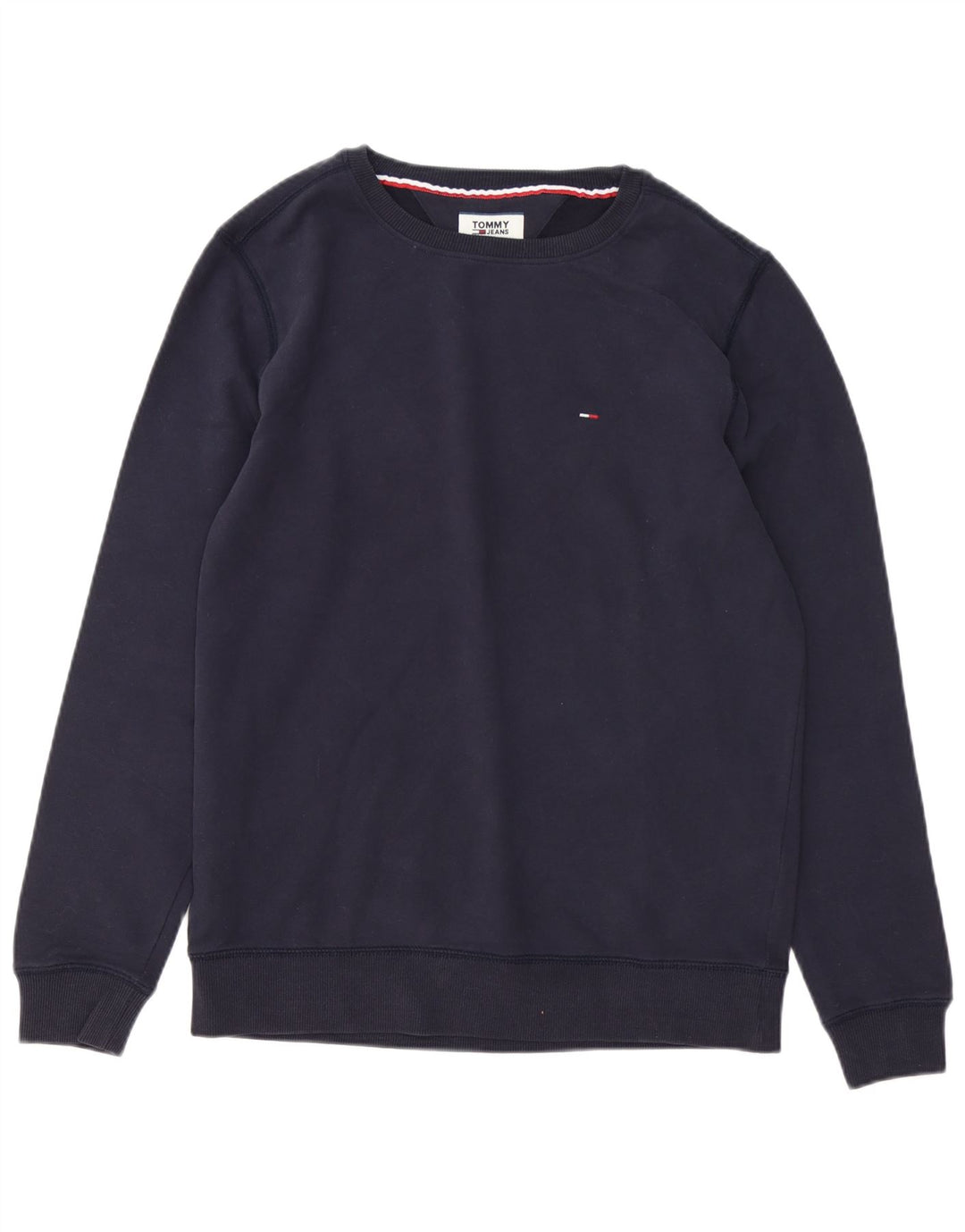 Tommy Hilfiger moletom masculino jumper grande algodão azul marinho