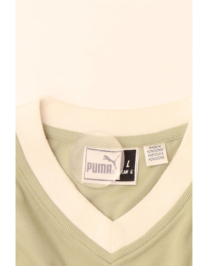 Camiseta masculina PUMA grande verde