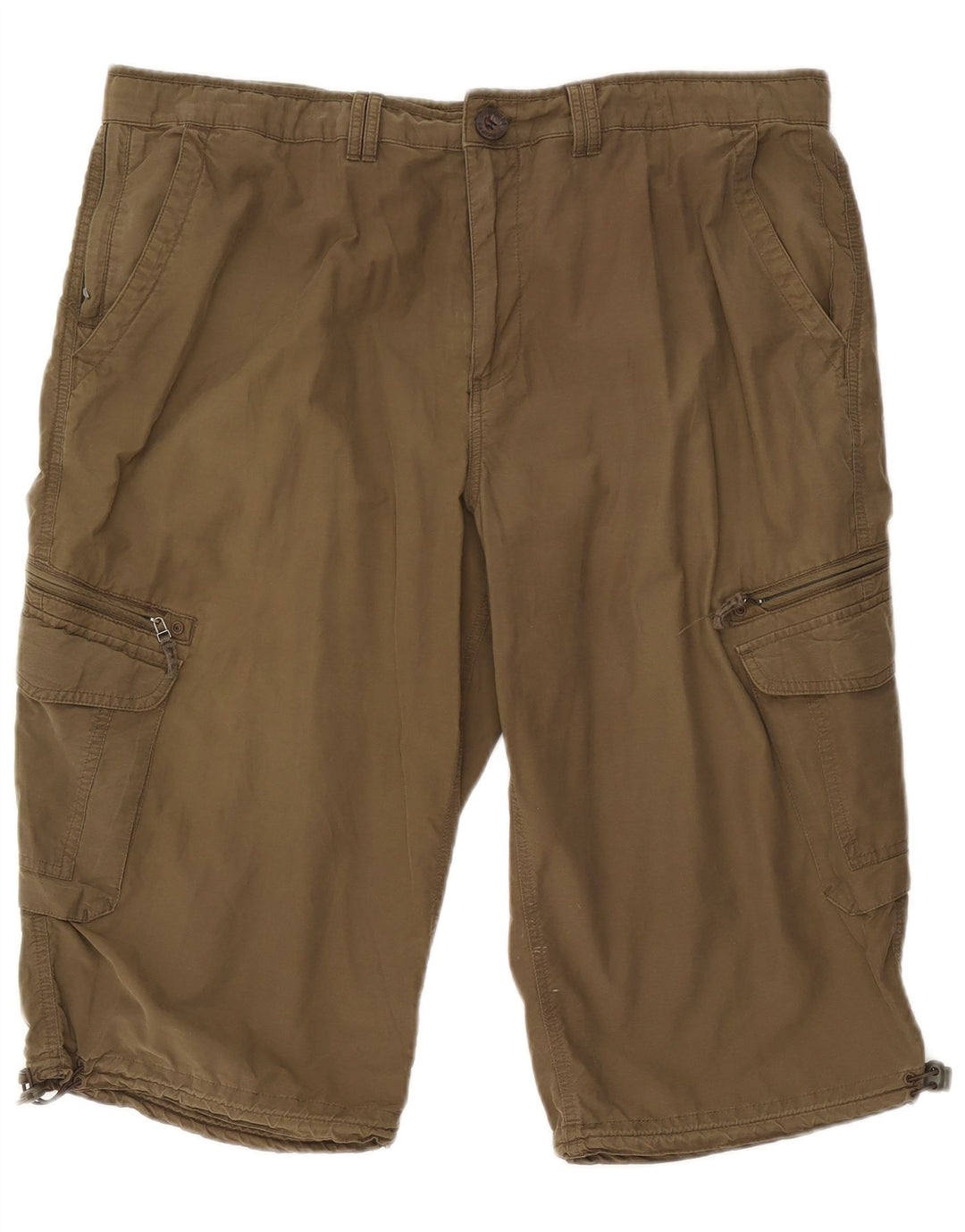 Shorts cargo masculino Marks & Spencer W38 XL algodão cáqui
