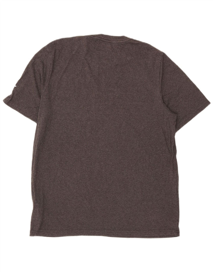 Camiseta masculina Puma Graphic Top grande algodão cinza
