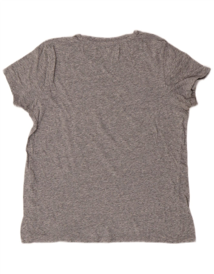 Camiseta feminina gráfica Levi's UK 14 cinza médio manchado