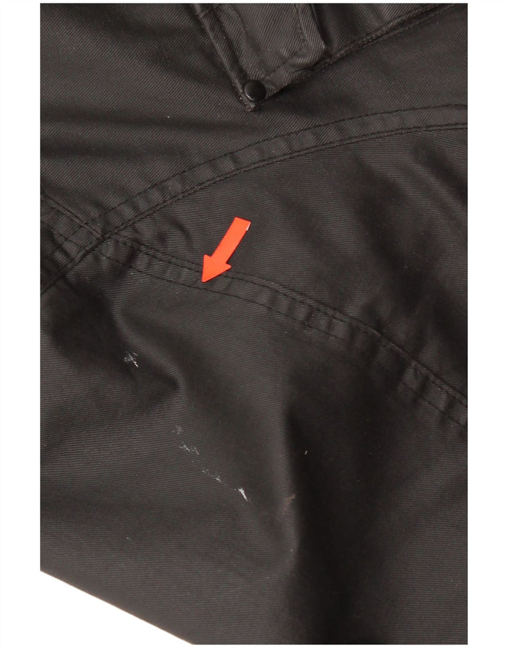 Jaqueta militar masculina vintage UK 42 XL algodão preto