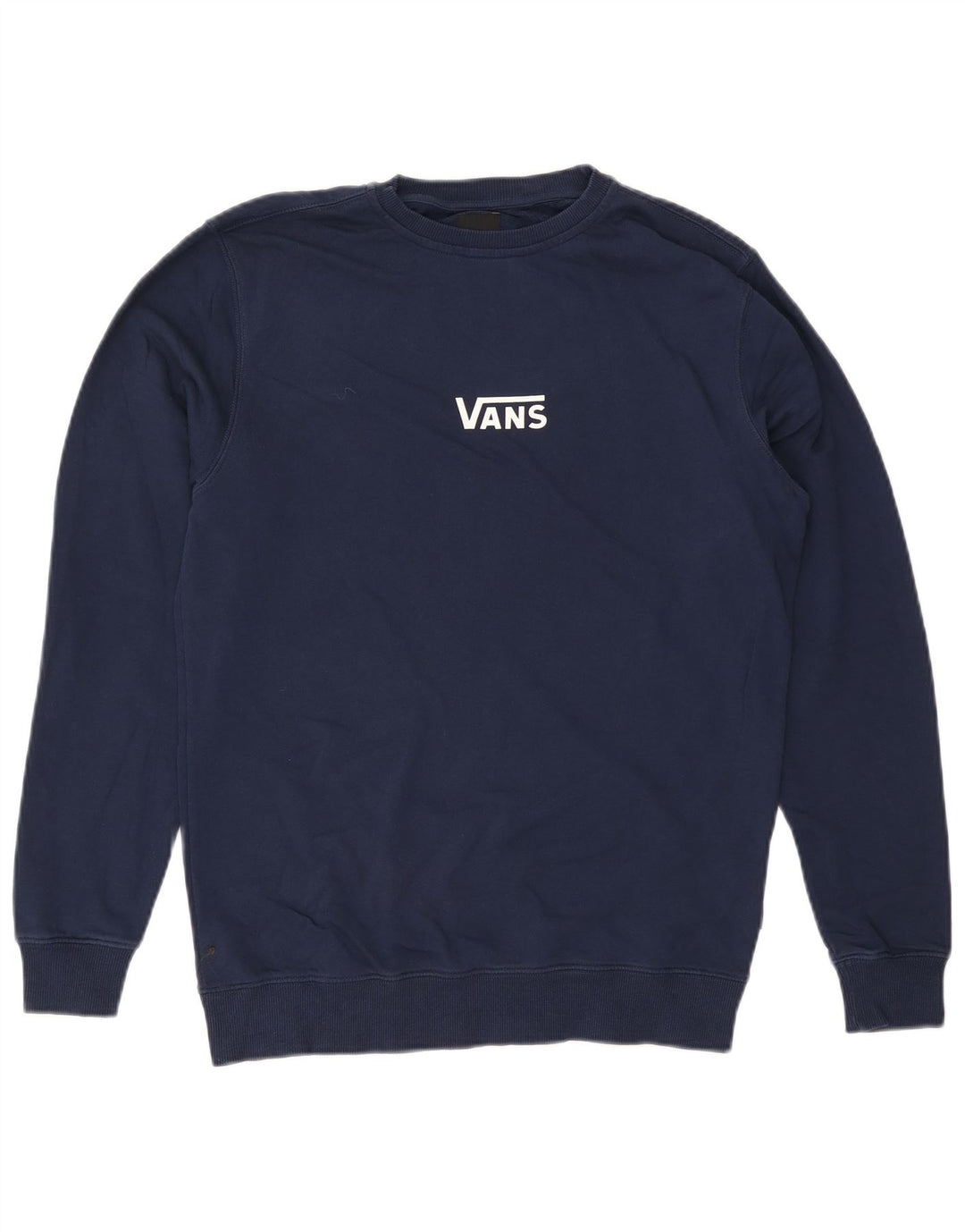 Vans moletom masculino jumper pequeno azul marinho algodão