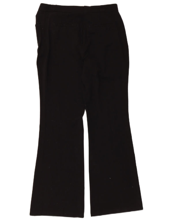 Calça feminina Marks & Spencer Flare Suit Reino Unido 14 Grande W30 L30 Preta