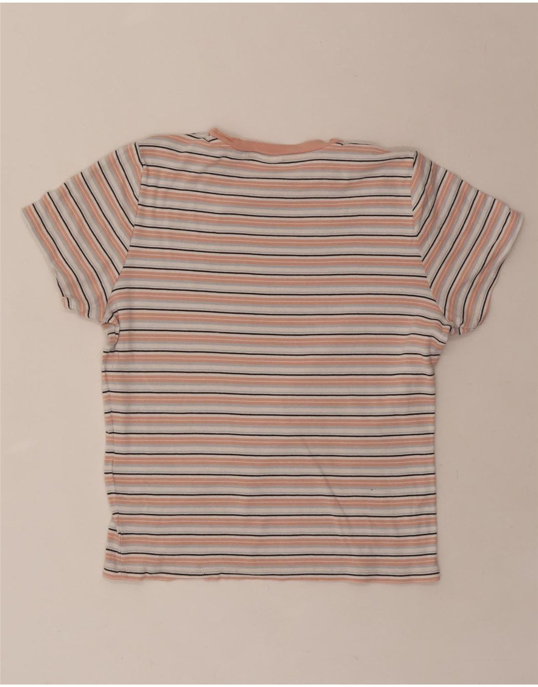 LEVI'S Womens T-Shirt Top UK 18 XL Pink Striped Vintage Levi's and Second-Hand Levi's from Messina Hembry 