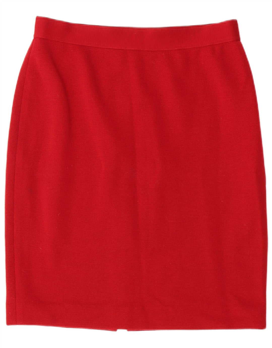 Saia lápis feminina vintage W32 grande lã vermelha