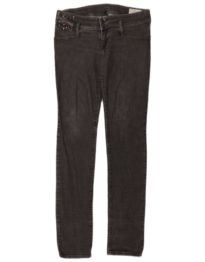 Diesel Feminino Matic Slim Jeans W28 L34 Algodão Preto