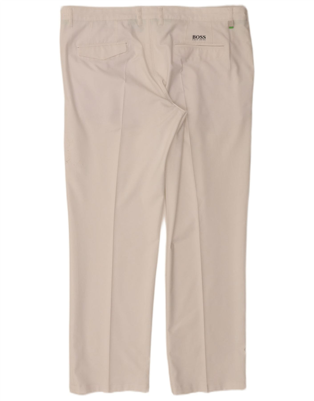 Calça Chino Masculina Slim Fit Hugo Boss IT 56 3XL W40 L30 Poliéster Branco