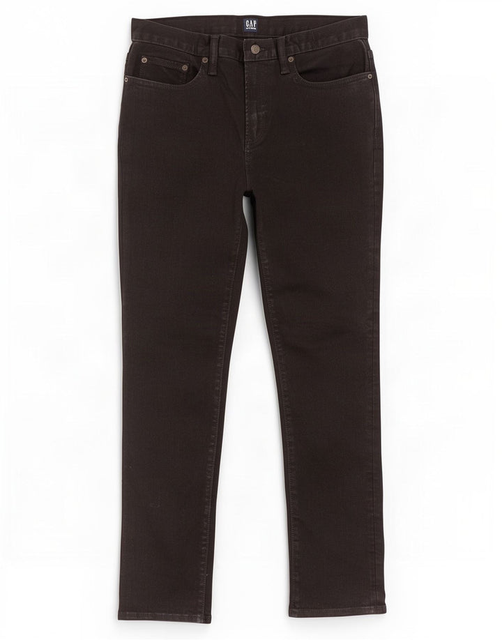 Gap Mens Jeans Slim W30 L30 Algodão Preto