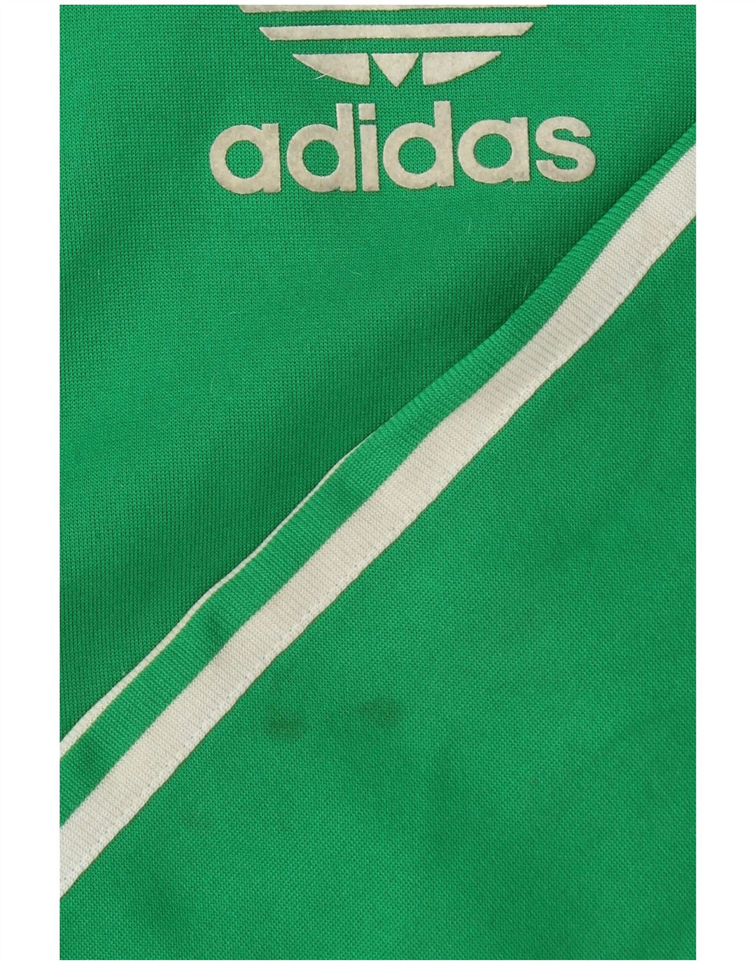 ADIDAS Mens Zip Hoodie Sweater XL Verde Algodão