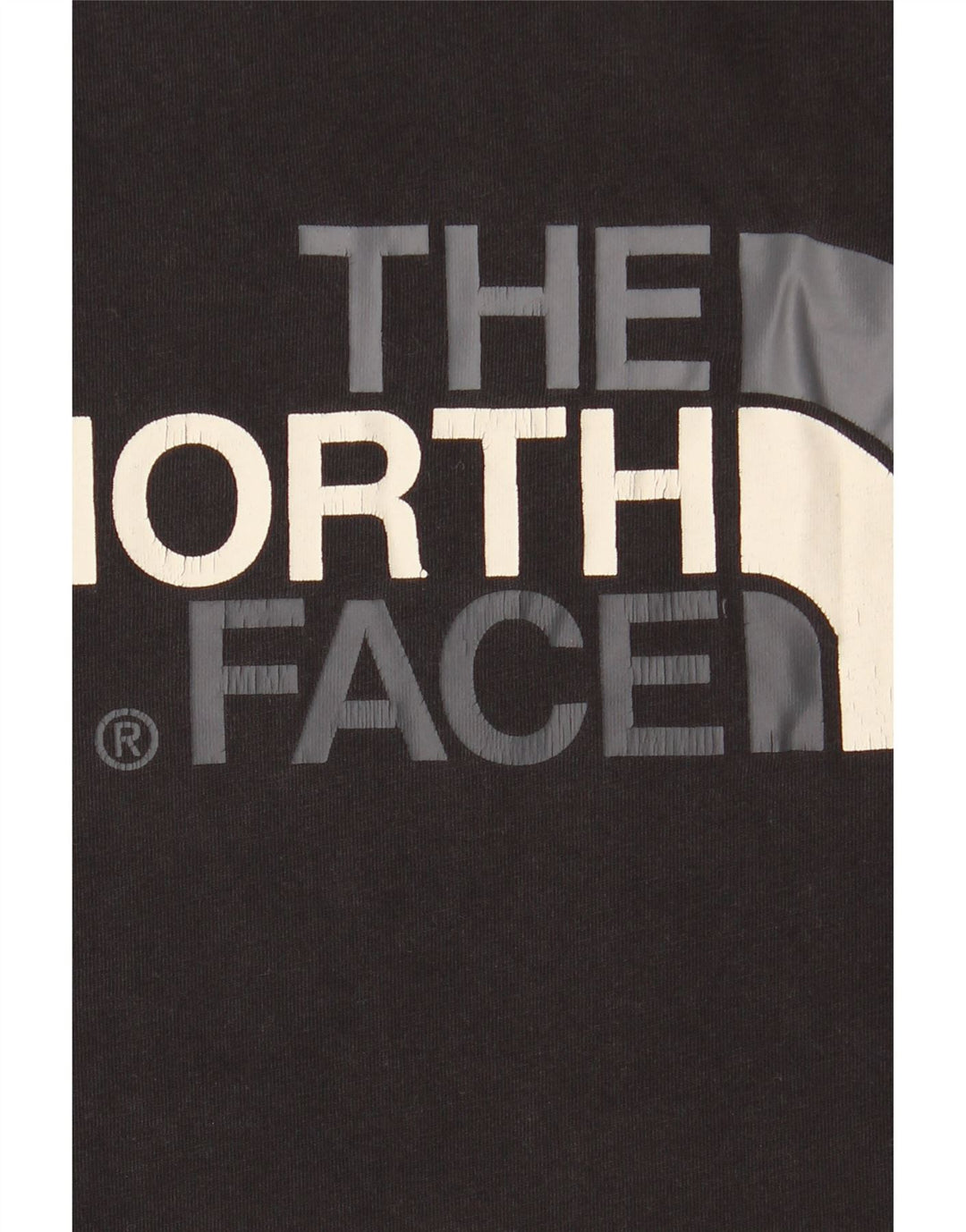 Camiseta gráfica masculina THE NORTH FACE top grande de algodão preto
