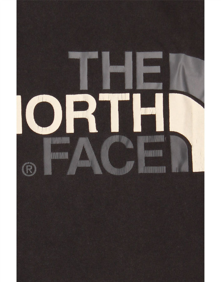 Camiseta gráfica masculina THE NORTH FACE top grande de algodão preto