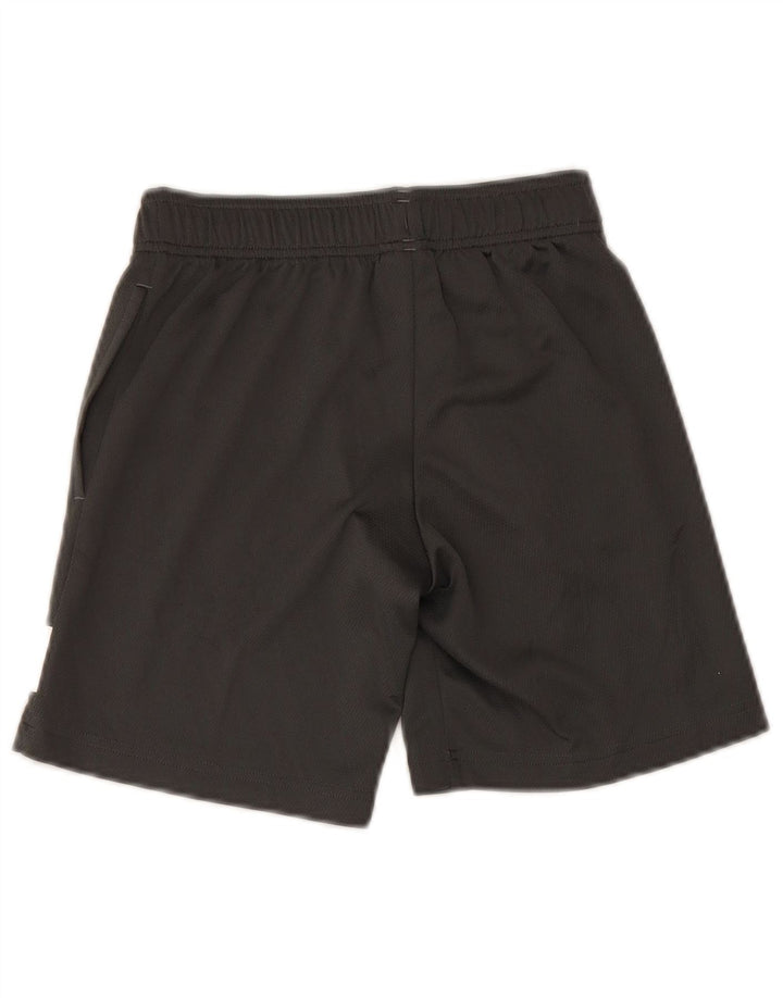 Shorts esportivos Adidas Boys Climacool 9-10 anos cinza colorblock poliéster