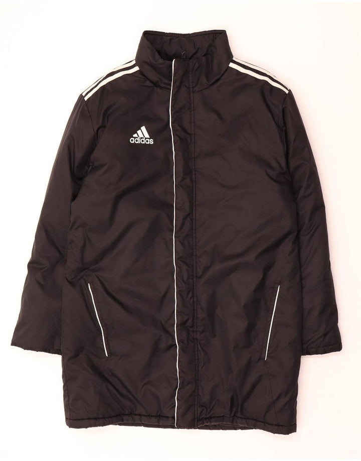 ADIDAS Mens Padded Coat UK 38/40 Medium Black Nylon